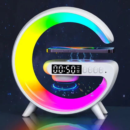 Universal Shop G-LAMP Bluetooth Speaker | Clock | Fast Wireless Charging