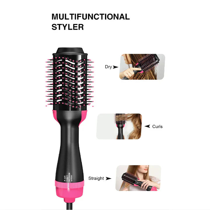 VORA 3 in 1 Hot Air Brush Hair Dryer & Styler