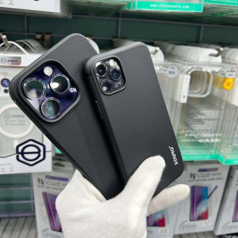 ﻿UNIVERSAL SHOP  ERO Black Anti Drop Sleek Protective Cover for iPhone and Samsung