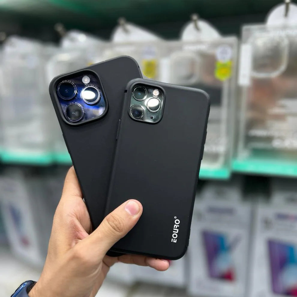 ﻿UNIVERSAL SHOP  ERO Black Anti Drop Sleek Protective Cover for iPhone and Samsung